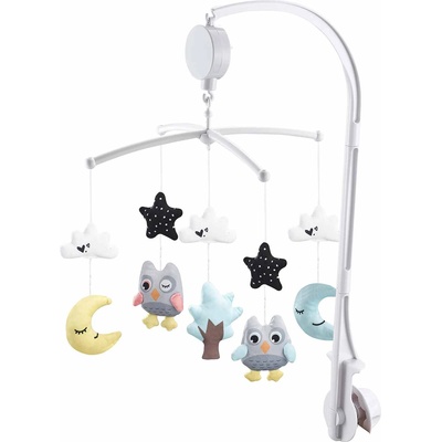 Chipolino Музикална въртележка за легло Chipolino - Бухалчета (MILR02303OWL)