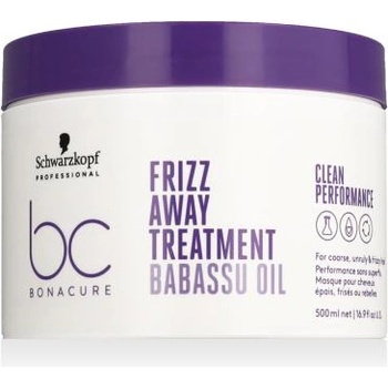 Schwarzkopf BC Bonacure Frizz Away Treatment изглаждаща и подхранваща маска за непокорна и чуплива коса 500 ml за жени