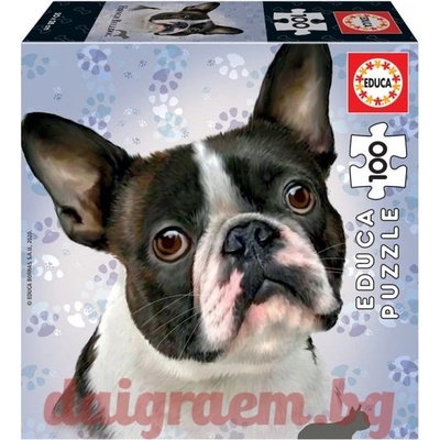 Educa Пъзел educa 18802 - 100 части - Френски булдог (edu18802)