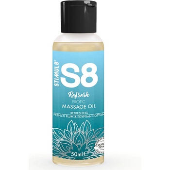 Stimul8 Масажно олио stimul8 - s8 refresh erotic cotton massage oil 50 ml