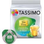 Tea Time Teahouse | Зелен чай и мента - 16 капсули за Tassimo