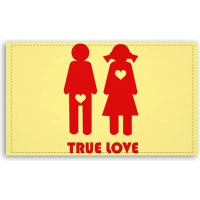 Fotoobraz 120x70 cm velký True Love