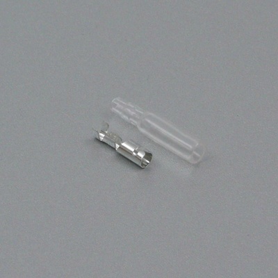 Sada kulatého konektoru Faston, 4 mm s izolací - dutinka (samice)