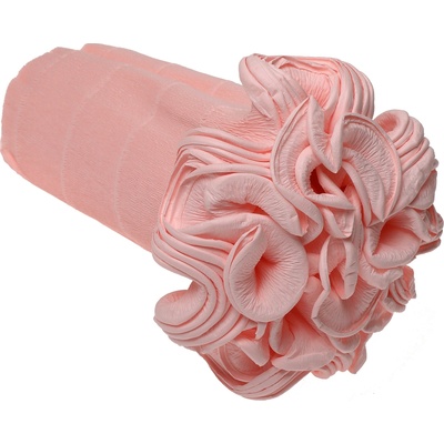 Krepový kornout 25cm x 2,5m 548-LOSOSOVÁ