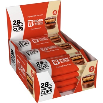 Born Winner Peanut Butter Cups | No Added Sugar [12 x 42 грама] Фъстъчено масло