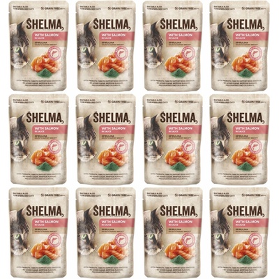 Shelma with salmon in sauce 12 x 85 g