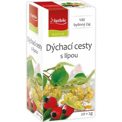 Apotheke Dýchací cesty s lípou čaj 20 x 2 g