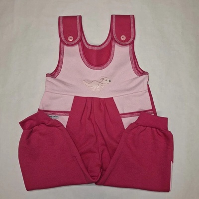 Tepláky se šlemi Plus růžová