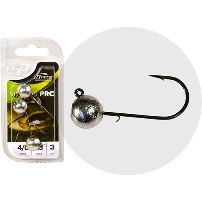 Wizard Silurus Pro Jigová Hlava Vel.4 18 g 4 ks