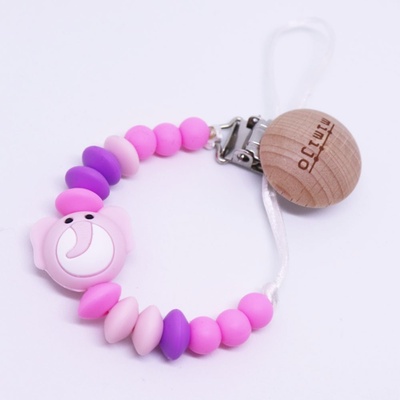 Mimijo klip Slon růžová – Zboží Mobilmania