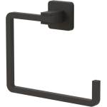 TEKNO TEL Закачалка за кърпа tekno tel tr mg 335b, 19х14х6 см, Закрепване с дюбел, Матово черно (h8507480572252)