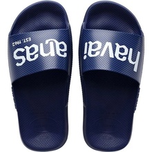 Šľapky Havaianas SLIDE CLASSIC LOGOMANIA tmavomodrá