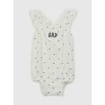 GAP Бебешко щампосани боди GAP GAP | Byal | Момичешки | 74-80