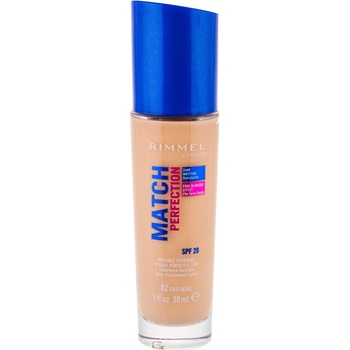 Rimmel London Match Perfection SPF20 make-up 82 Fair Beige 30 ml