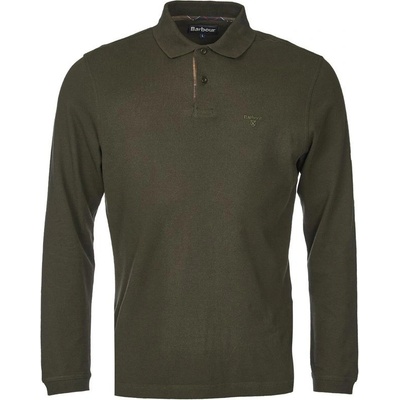 Barbour Essential Langarmshirt Sports forest