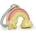 Metalmorphose Ключодържател Metalmorphose, Rainbow cloud with star (MTM139-02)