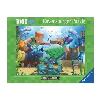 Ravensburger Puzzle 1000 Minecraft Mosaic