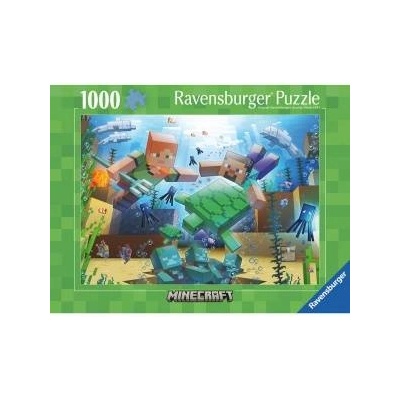 Ravensburger Puzzle 1000 Minecraft Mosaic