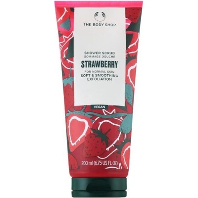 The Body Shop British Rose Shower Scrub sprchový peeling 200 ml pro ženy