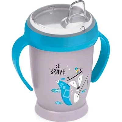 LOVI Junior Indian hrníček s úchyty modrá 250 ml
