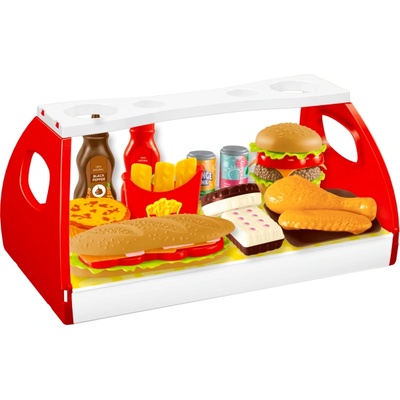 Комплект бързо хранене - хамбургер и багета с добавки