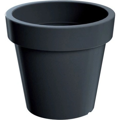 Prosperplast Květináč Lofly antracit 13,4 cm