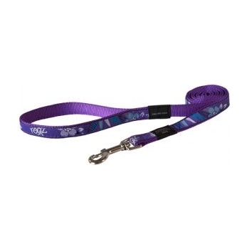Image 1 of Rogz Fancy Dress Hound Dog Lead Small - Повод за кучета 11мм/-1, 8 м. лилава гора