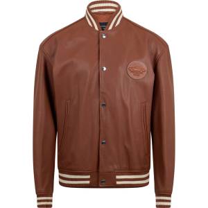 Boss Яке Boss Men's MorloPs Leather Jacket - Rust/Copper