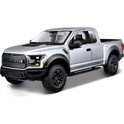 Maisto Kovový model auta Ford F-150 Raptor 2017 Sivá Metalíza 1:24