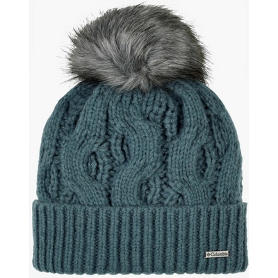 Columbia Boundless Days Cable Knit Pom beanie everblue