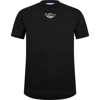 Image 1 of OFF WHITE Тениска OFF WHITE Men's Bandanna Skate Cotton Crew Neck T-Shirt - Black White