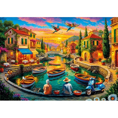 KS Games - Puzzle The Silent Tale of Fishermen - 500 piese
