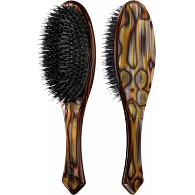 Oribe Italian Resin Flat Brush Hnědá – Zboží Dáma
