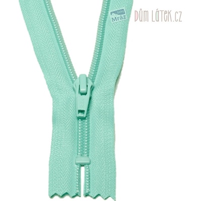 YKK Zips špirálový nedelitelný mintový svetlý 15 cm