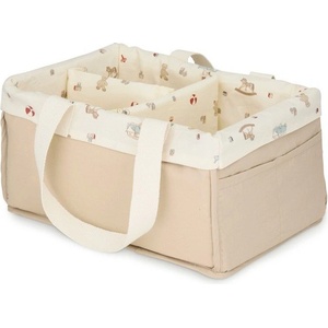 Cam Cam Copenhagen Текстилна детска кошница за играчки в естествен цвят 34x23x17 cm Vintage Toys - Cam Cam Copenhagen (1658-P101-000-WW)