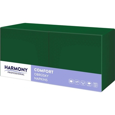 Harmony Ubrousky 2V green/zelené 33x33 cm 250 ks