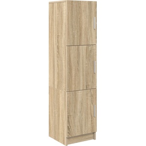 vidaXL Висок шкаф Сонома дъб 31.5 x 32 x 122.5 см (869348)