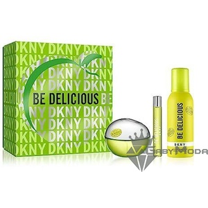 DKNY Be Delicious - EDP парфюмна вода 100 ml + refr. shower mousse 150 ml + EDP парфюмна вода 15 ml - подаръчен комплект за жени