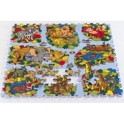 Lee puzzle Safari zvířátka barevné 81 ks