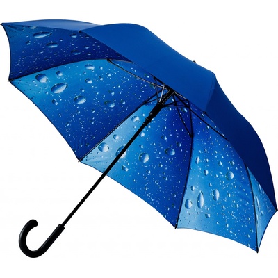 Falcone Sky Rain deštník s motivem kapek modrý