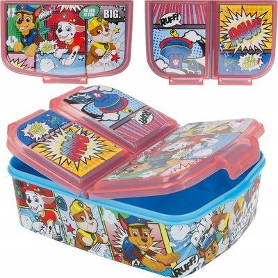 Stor delený plastový box na desiatu Paw Patrol 18920