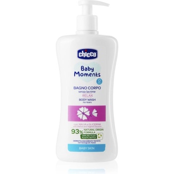 Chicco Baby Moments Relax шампоан за цялото тяло 0 m+ 500ml