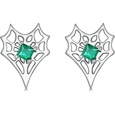 P&J Jewellery stříbrné náušnice Pavoučí elegance SE57