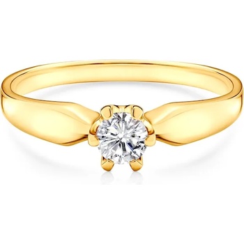 Image 1 of SAVICKI Годежен пръстен Triumph of Love: злато, бял сапфир