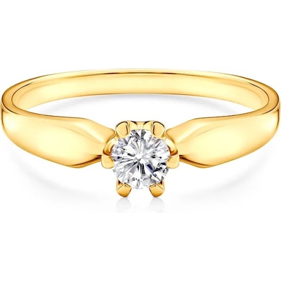 SAVICKI Годежен пръстен Triumph of Love: злато, бял сапфир