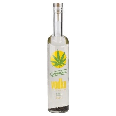 Cannabis Vodka 40% 0,5 l (holá láhev)