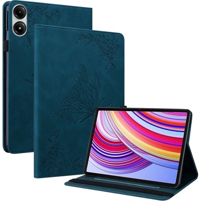 Vsetkonamobil 104274 ART BUTTERFLY Zaklápacie puzdro pre Xiaomi Redmi Pad Pro / Pad Pro 5G modré