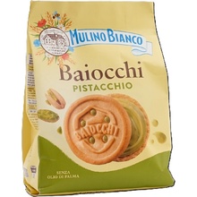 Barilla Mulino Bianco Baiocchi Pistacchio sušienky s pistáciovým krémom 240 g