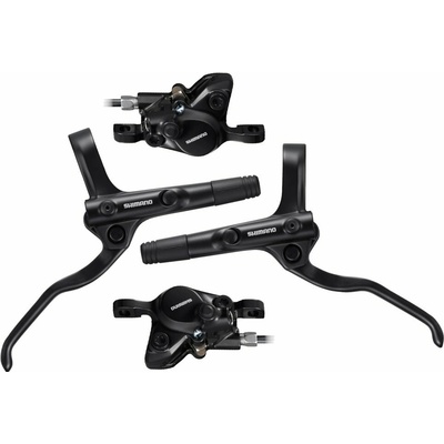 brzda kotoučová SHIMANO MT200, p+ z (900+1600 mm) komplet bez kotoučů Barva: Černá – Zboží Dáma