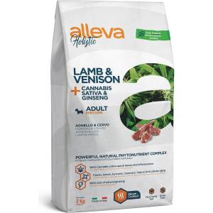 Alleva HOLISTIC кучешка агне и еленско месо възрастни мини 2 кг